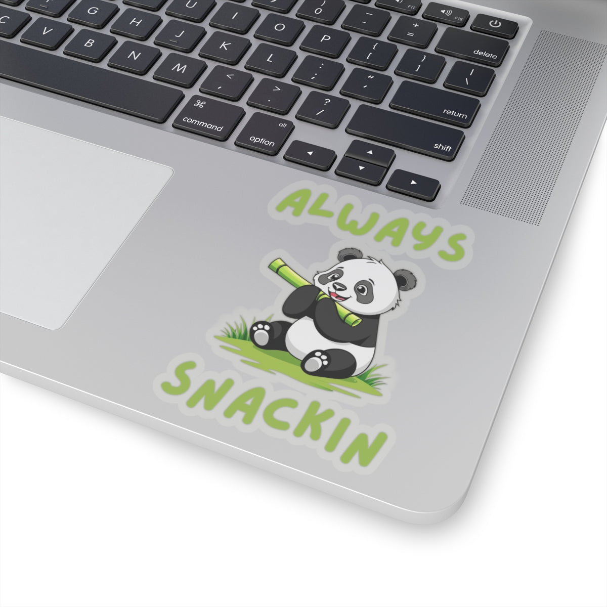 Always Snackin Panda Sticker – Cute Panda Sticker for Animal Lovers