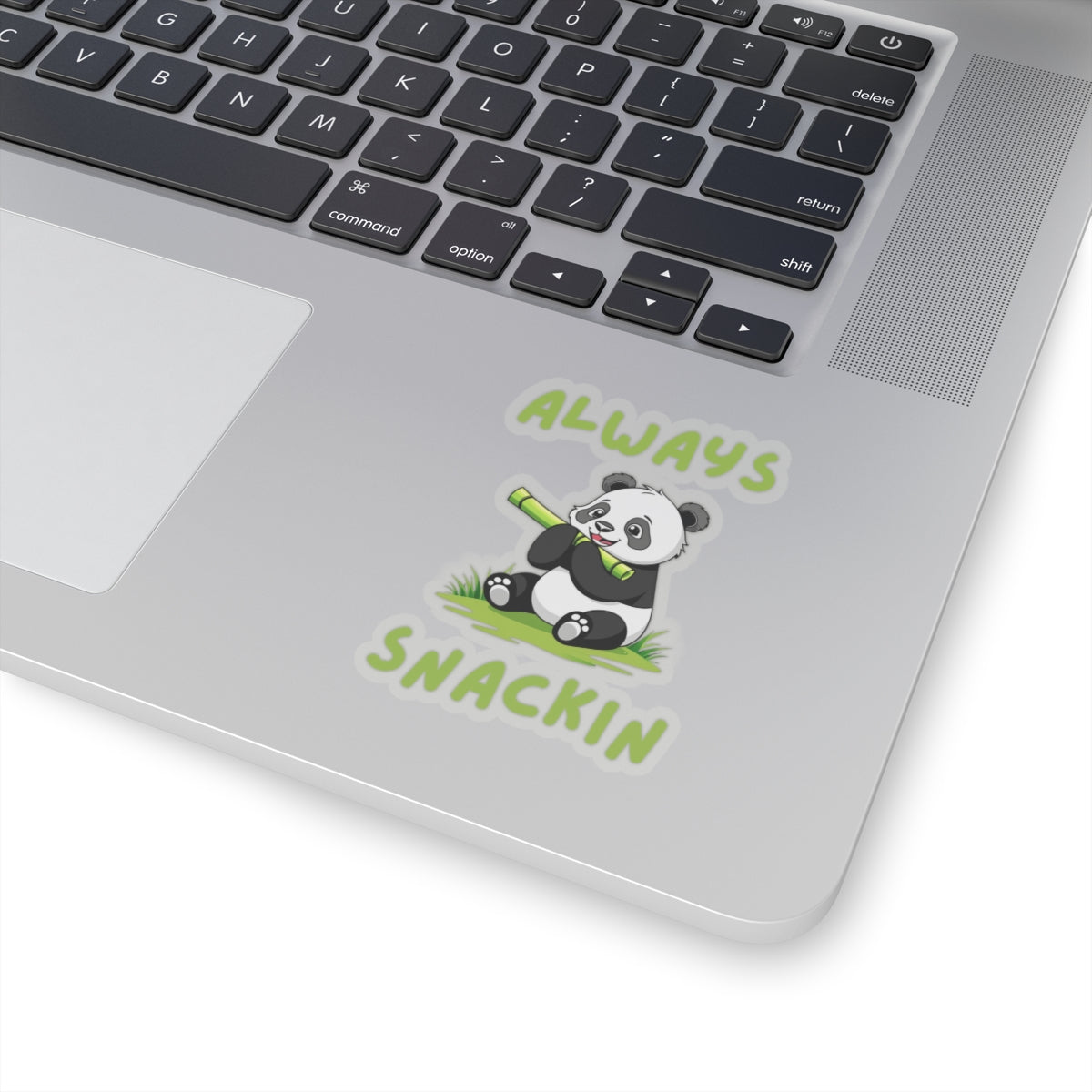 Always Snackin Panda Sticker – Cute Panda Sticker for Animal Lovers