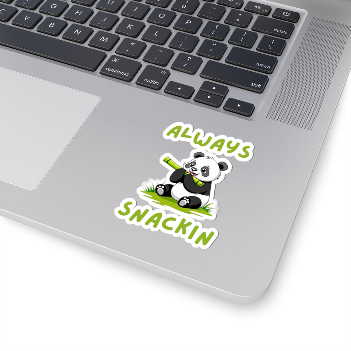 Always Snackin Panda Sticker – Cute Panda Sticker for Animal Lovers