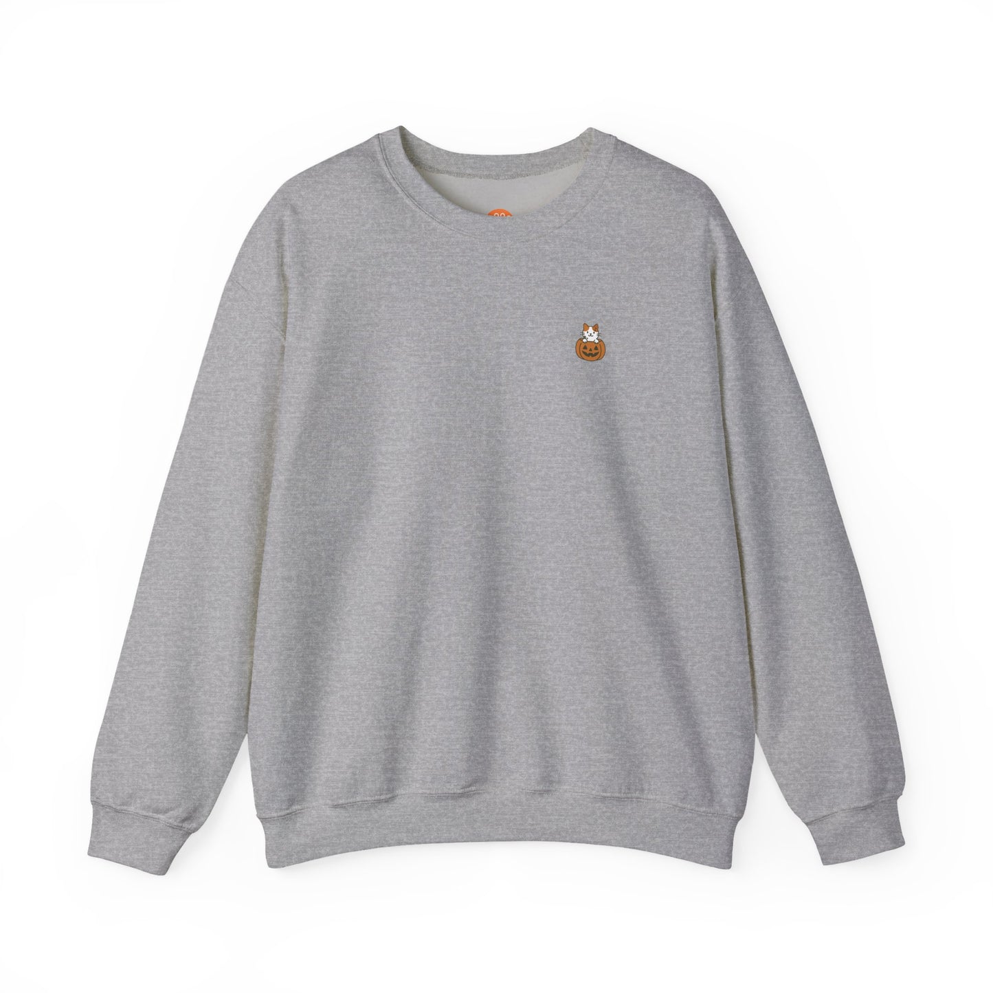 Pumpkin Peek Cat Crewneck - Limited Edition Halloween Cat Sweatshirt