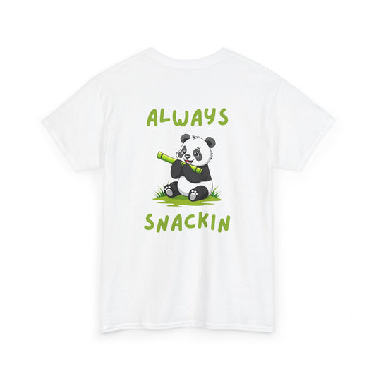 Always Snackin Panda T-Shirt – Cute Panda Shirt for Animal Lovers
