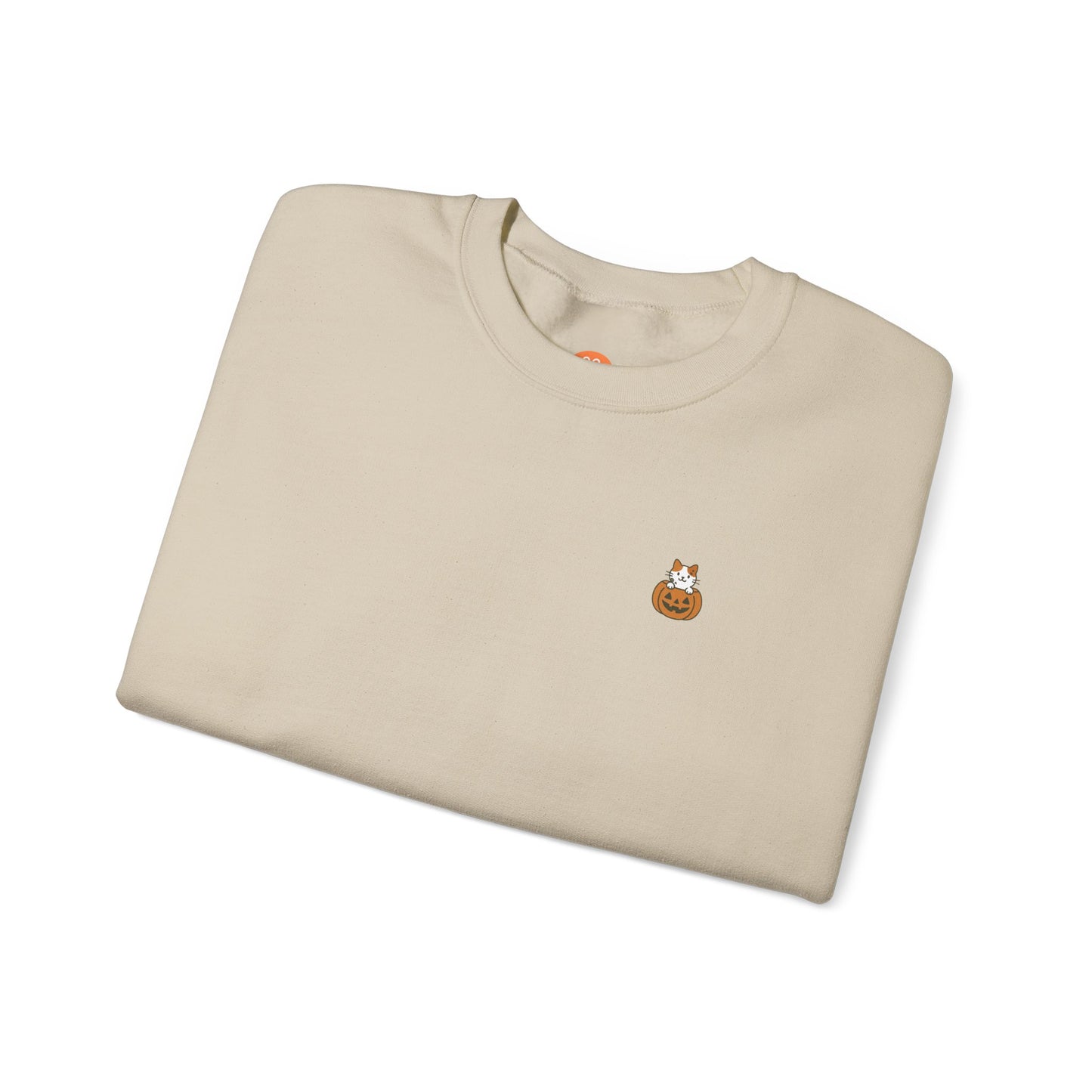 Pumpkin Peek Cat Crewneck - Limited Edition Halloween Cat Sweatshirt