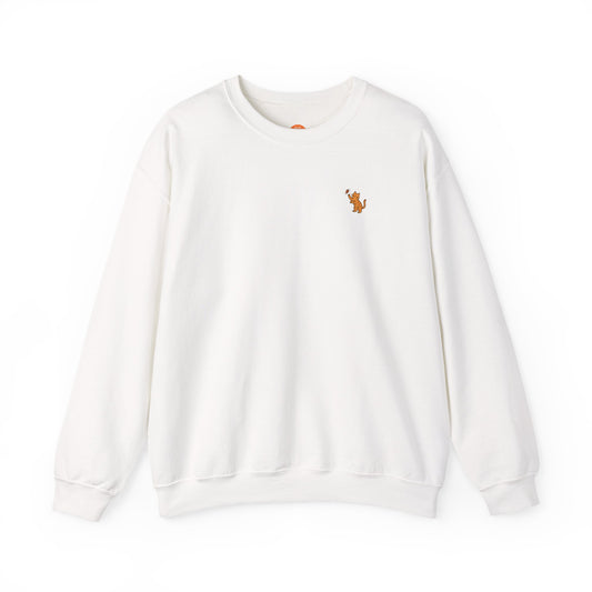 Leaf Chaser Cat Crewneck - Limited Edition Fall Cat Sweatshirt