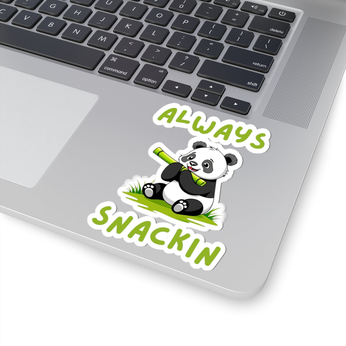 Always Snackin Panda Sticker – Cute Panda Sticker for Animal Lovers