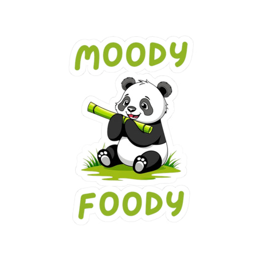 Moody Foody Panda Sticker – Cute Panda Sticker for Hangry Days